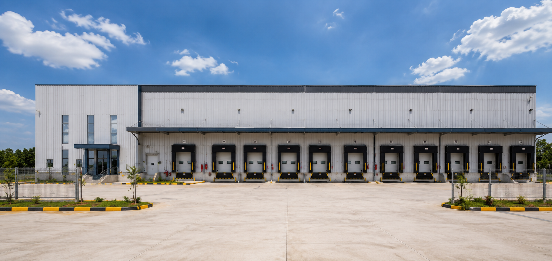 Exterior — Warehouse Front View
